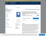 Applying the International Classification of Functioning, Disability & Health: A Team-Based/Project Based Course for Undergraduate Students