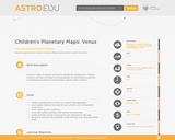 Children's Planetary Maps: Venus