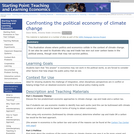 Confronting the political economy of climate change