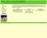 Abstract Algebra: Theory and Applications