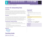 CS Discoveries 2019-2020: Data and Society Lesson 5.13: Interpreting Data