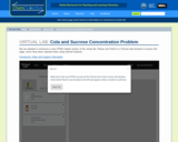 Cola and Sucrose Concentration Problem