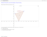 Determinants and Analytic Geometry