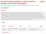 The DEI Metadata Handbook